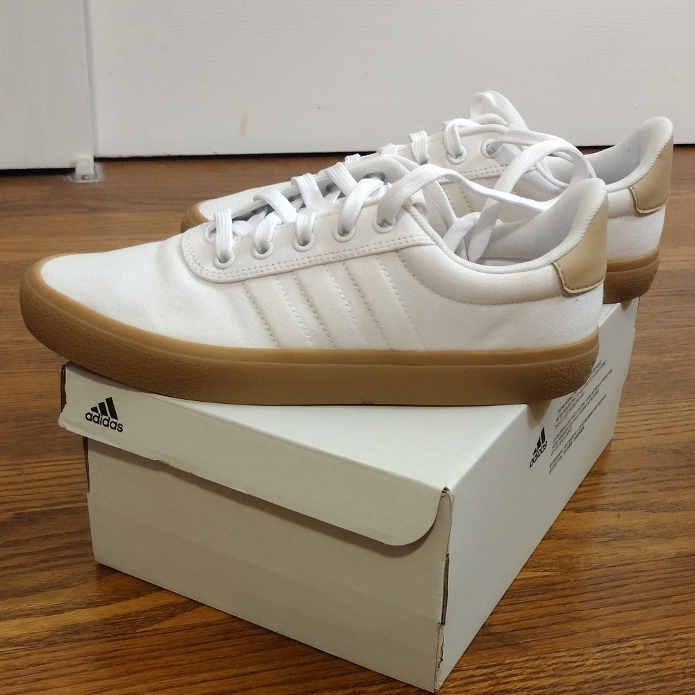 Adidas Vulcraid3r White Skateboard Shoe Men Size 6.5